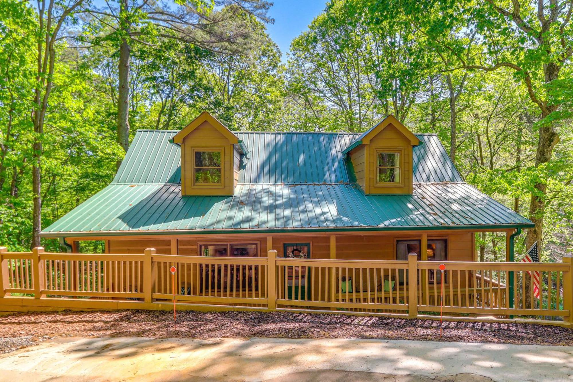 Lakeside Cabin Game Room, Dock, Orchard, Wineries Ellijay Exterior foto
