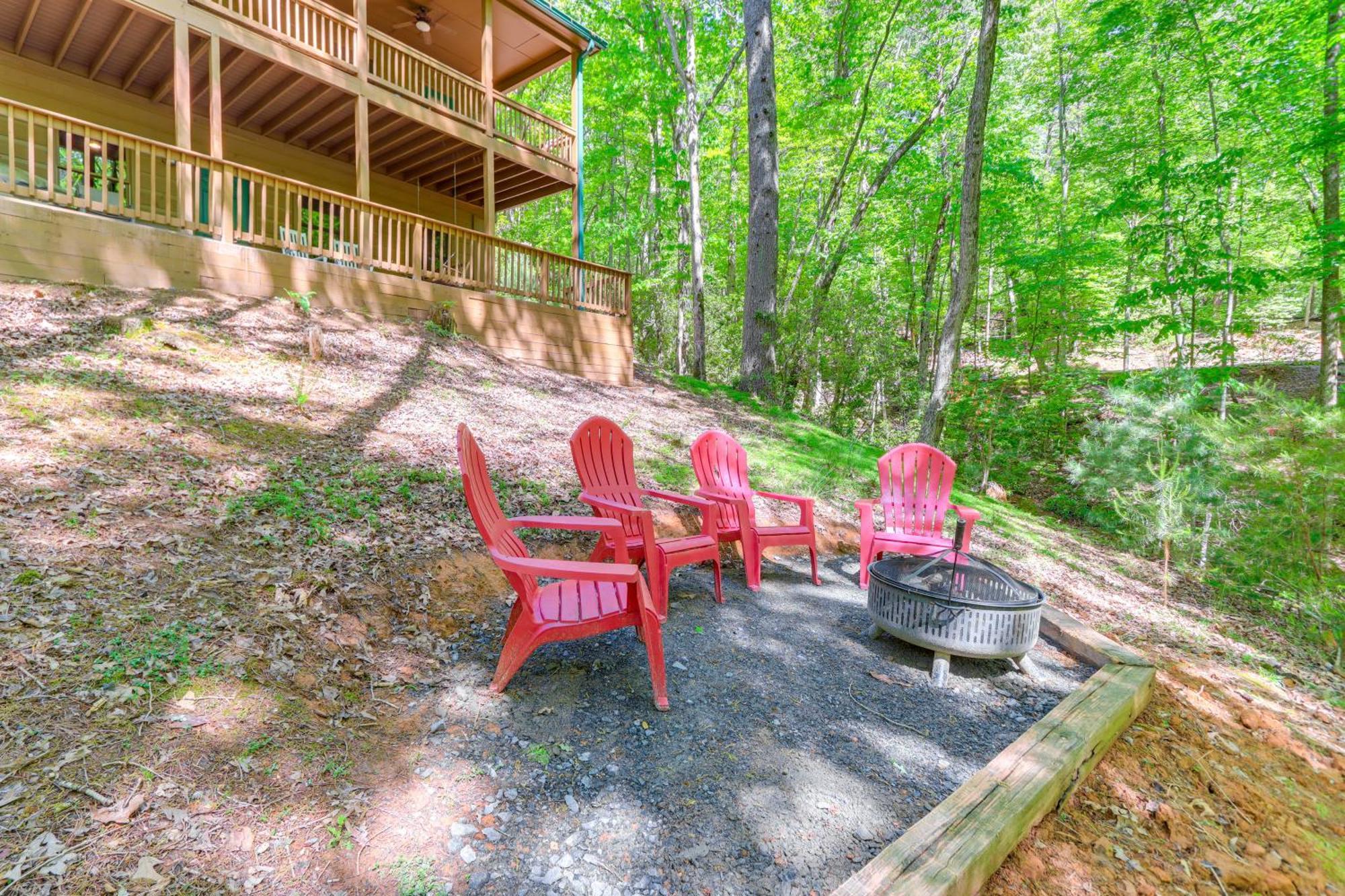 Lakeside Cabin Game Room, Dock, Orchard, Wineries Ellijay Exterior foto